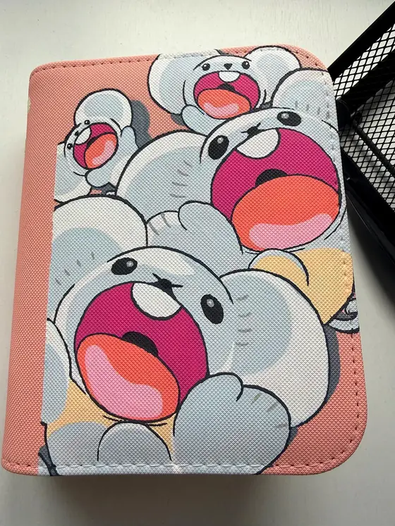 Binder Pokémon personnalisé peint à la main, Famignol Shiny